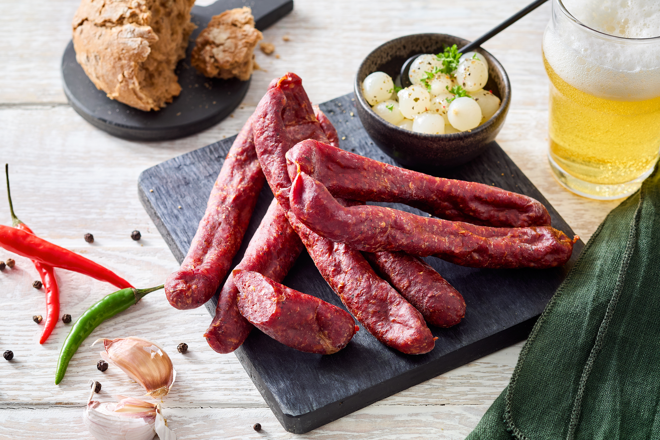 Pikante Rindspfefferbeißer